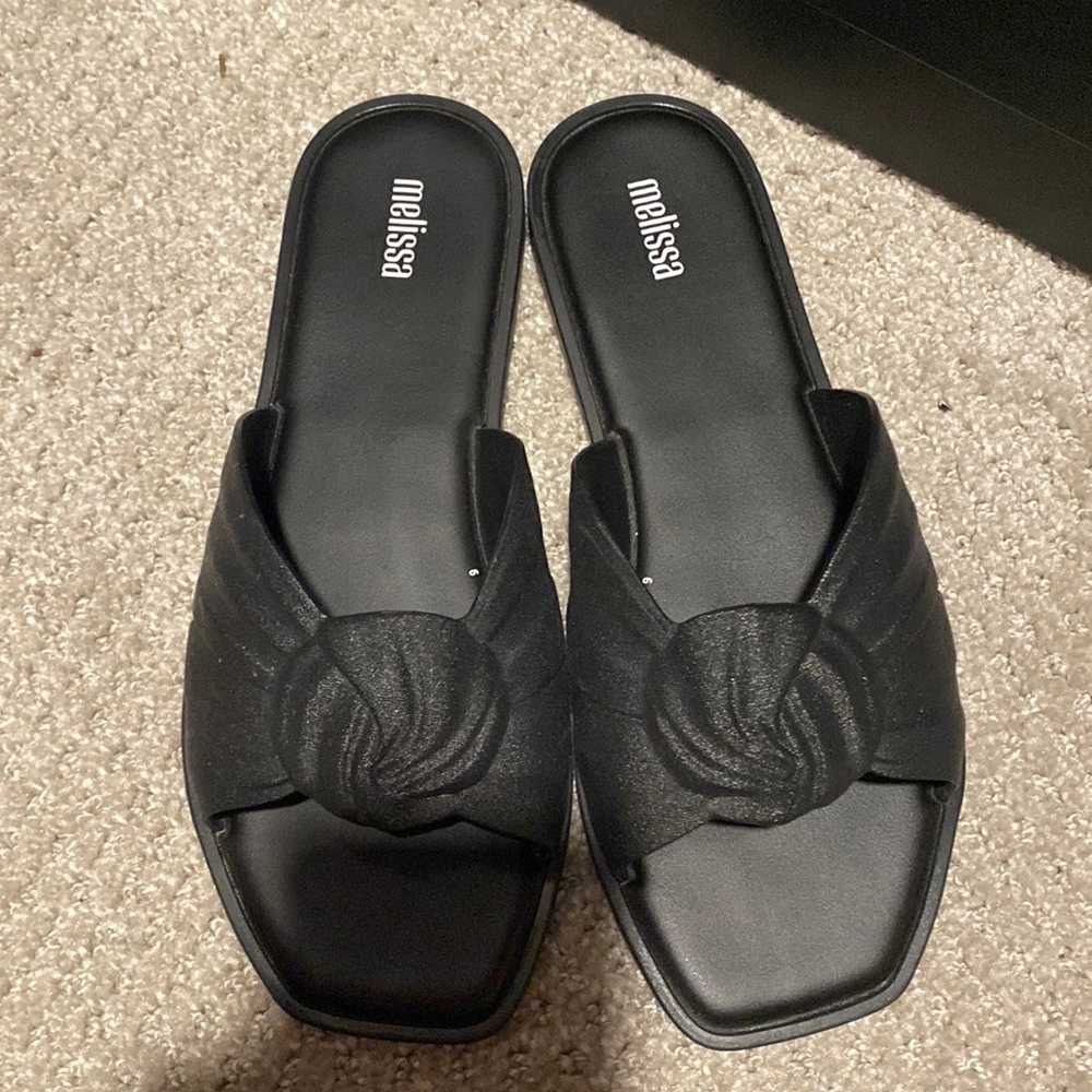 Never worn Melissa flats